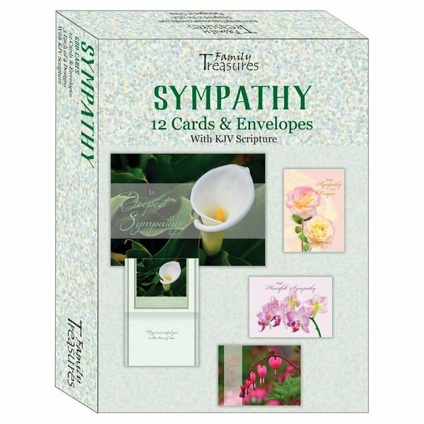 Go-Go God Cares Sympathy Card, Boxed, 12PK GO3327527